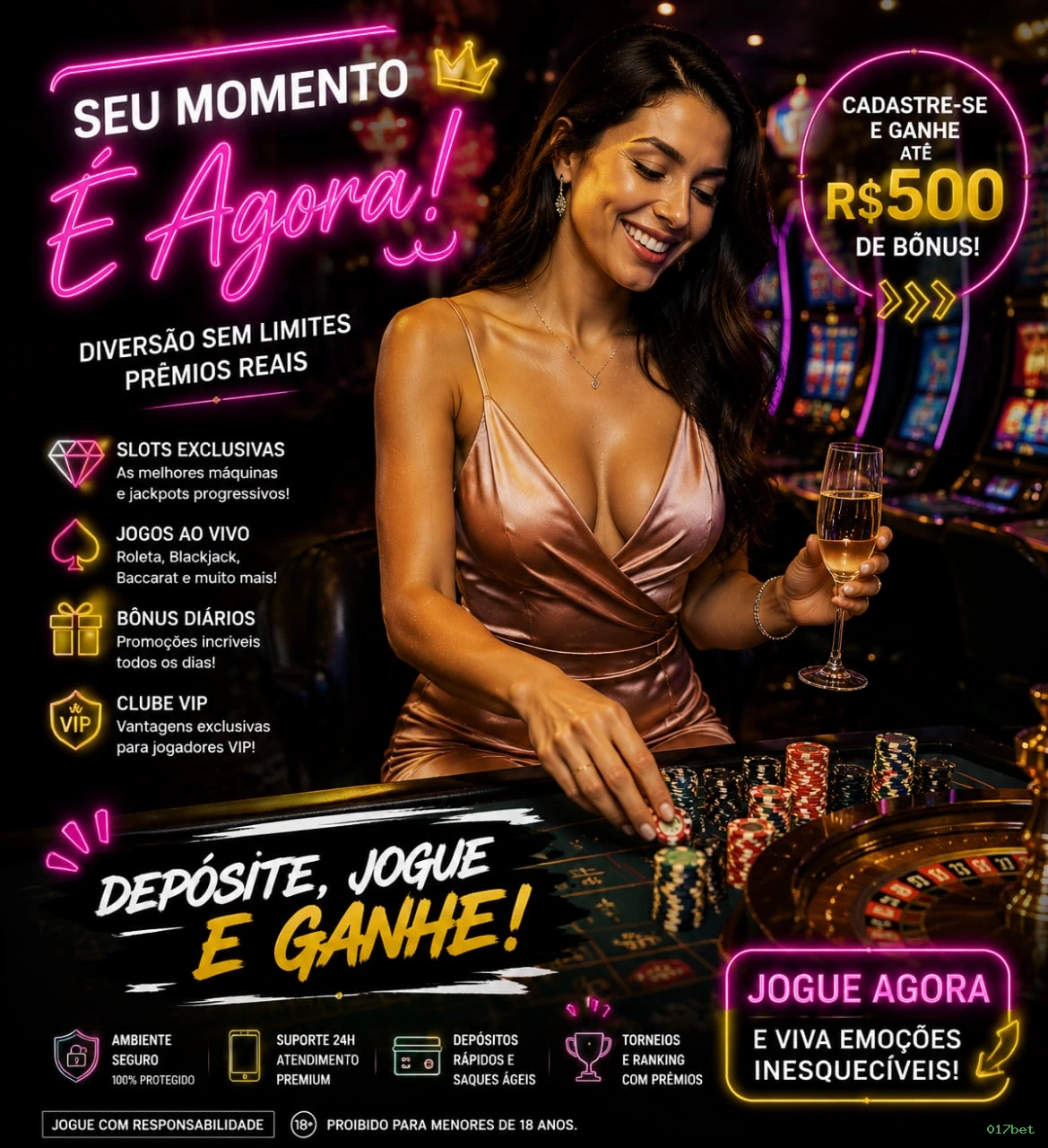 Configurações úteis dentro do app 017bet