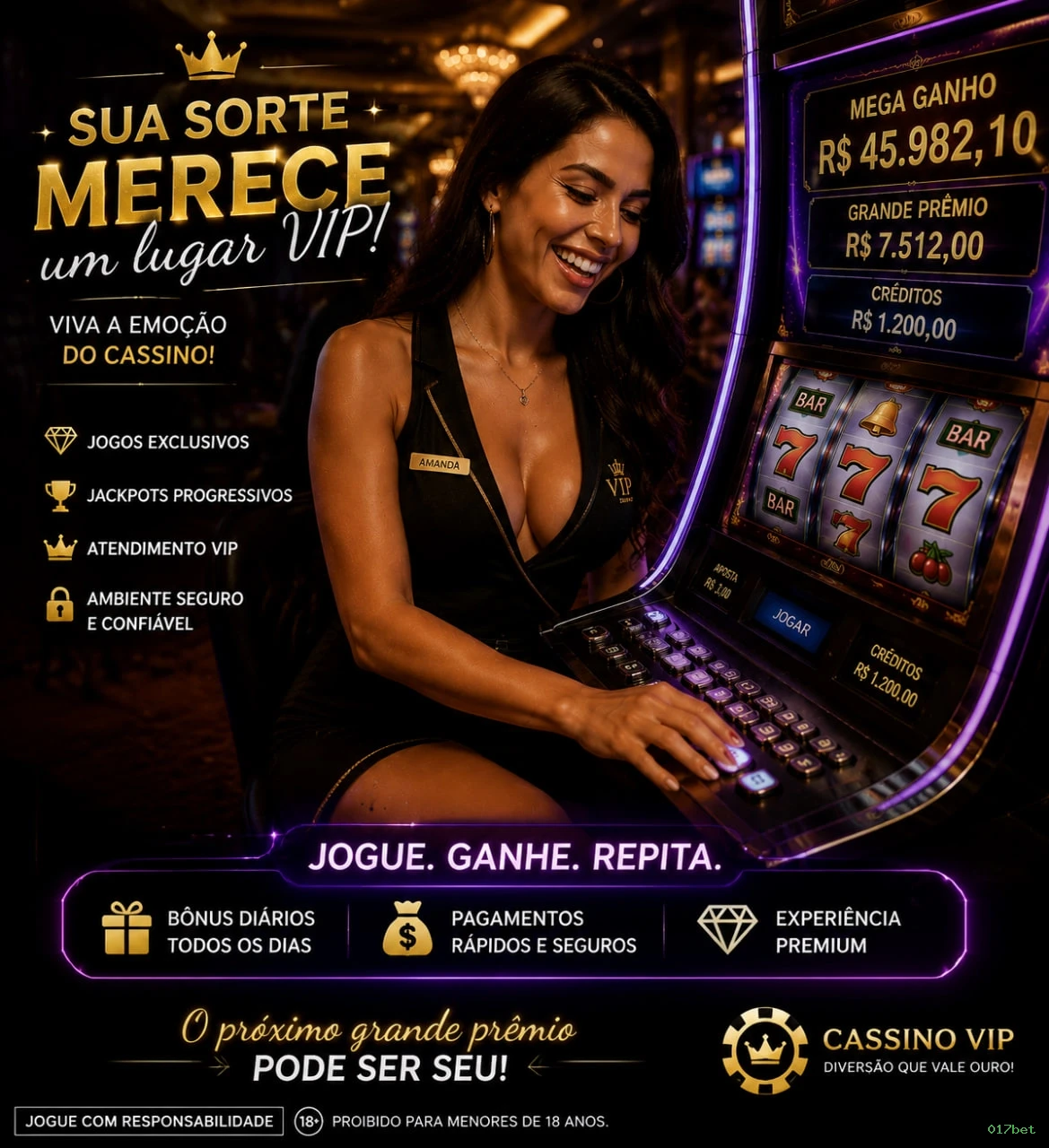 Pagamentos 017bet PIX